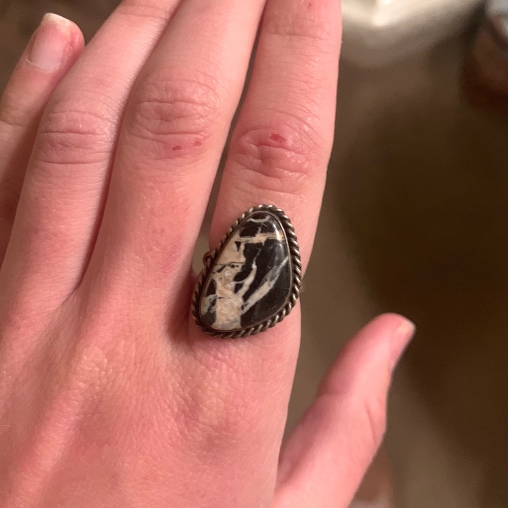 Authentic White Buffalo ring